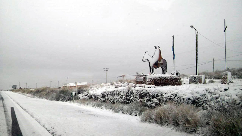 Nieve en las sierras