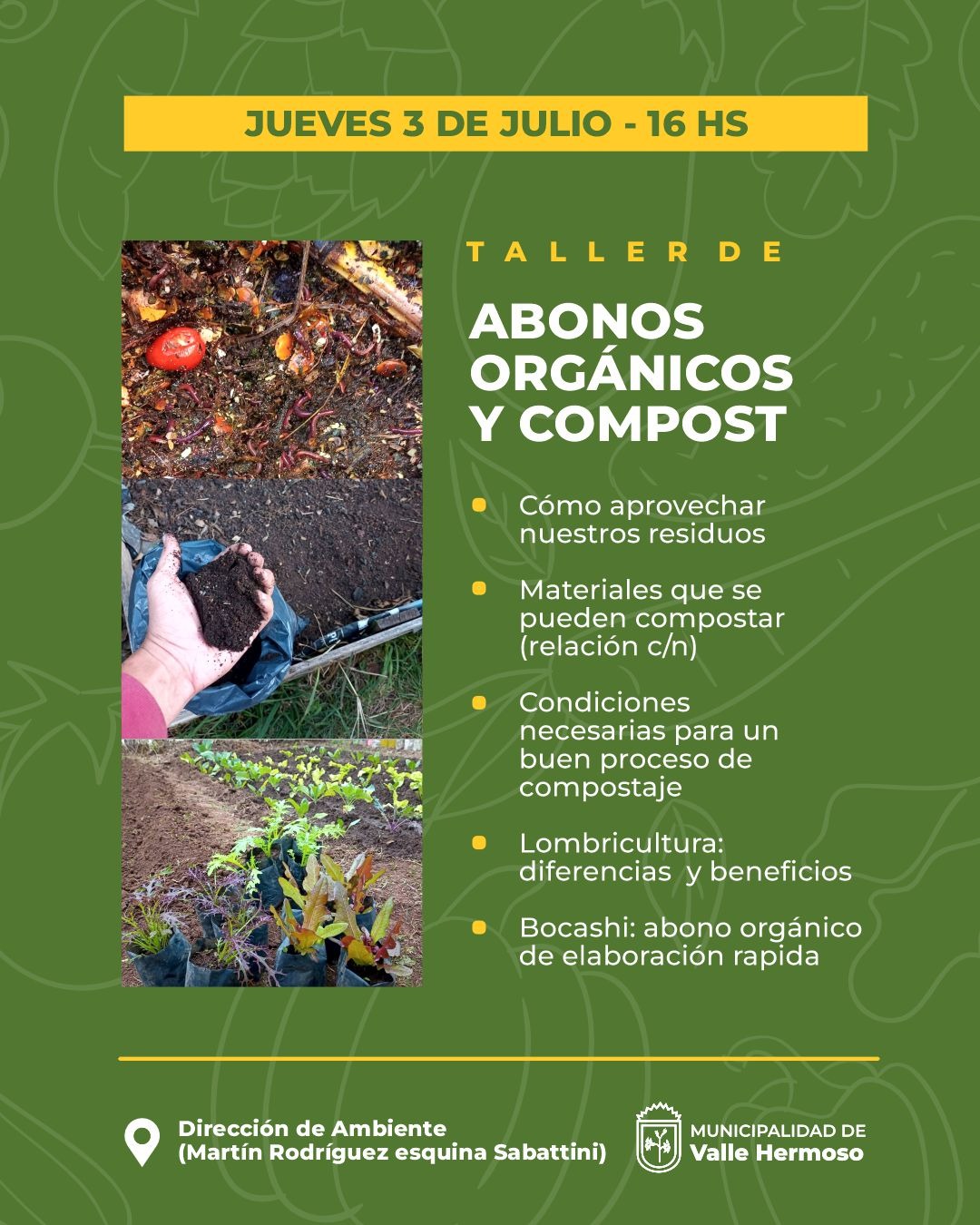 Aprendé todo sobre Compostaje