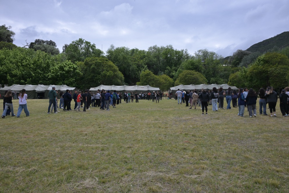 Campamento Espacial, pasado por agua...