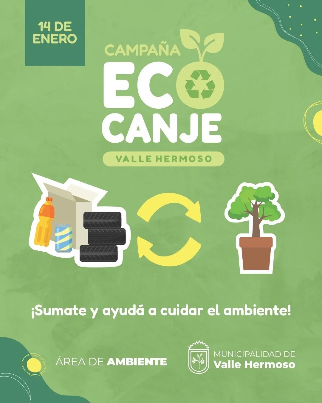 Eco Canje en Valle Hermoso