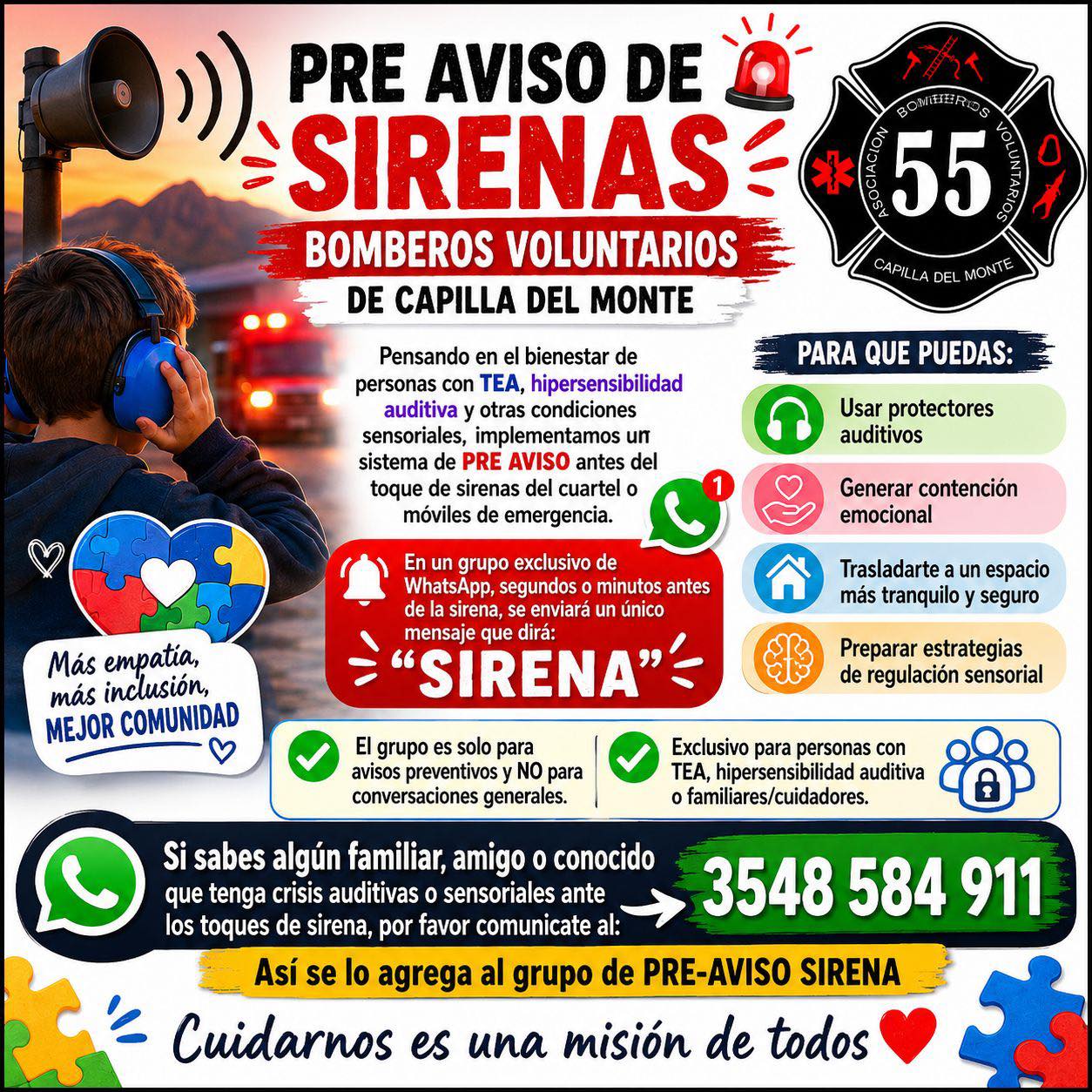 Sistema de PreAviso sirenas