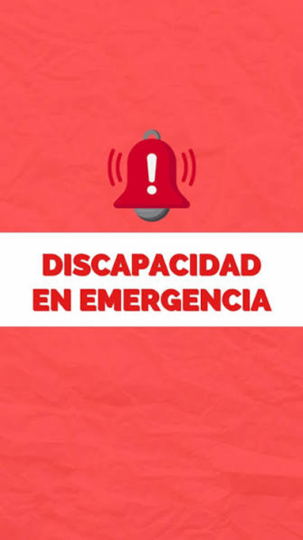 Discapacidad en EMERGENCIA